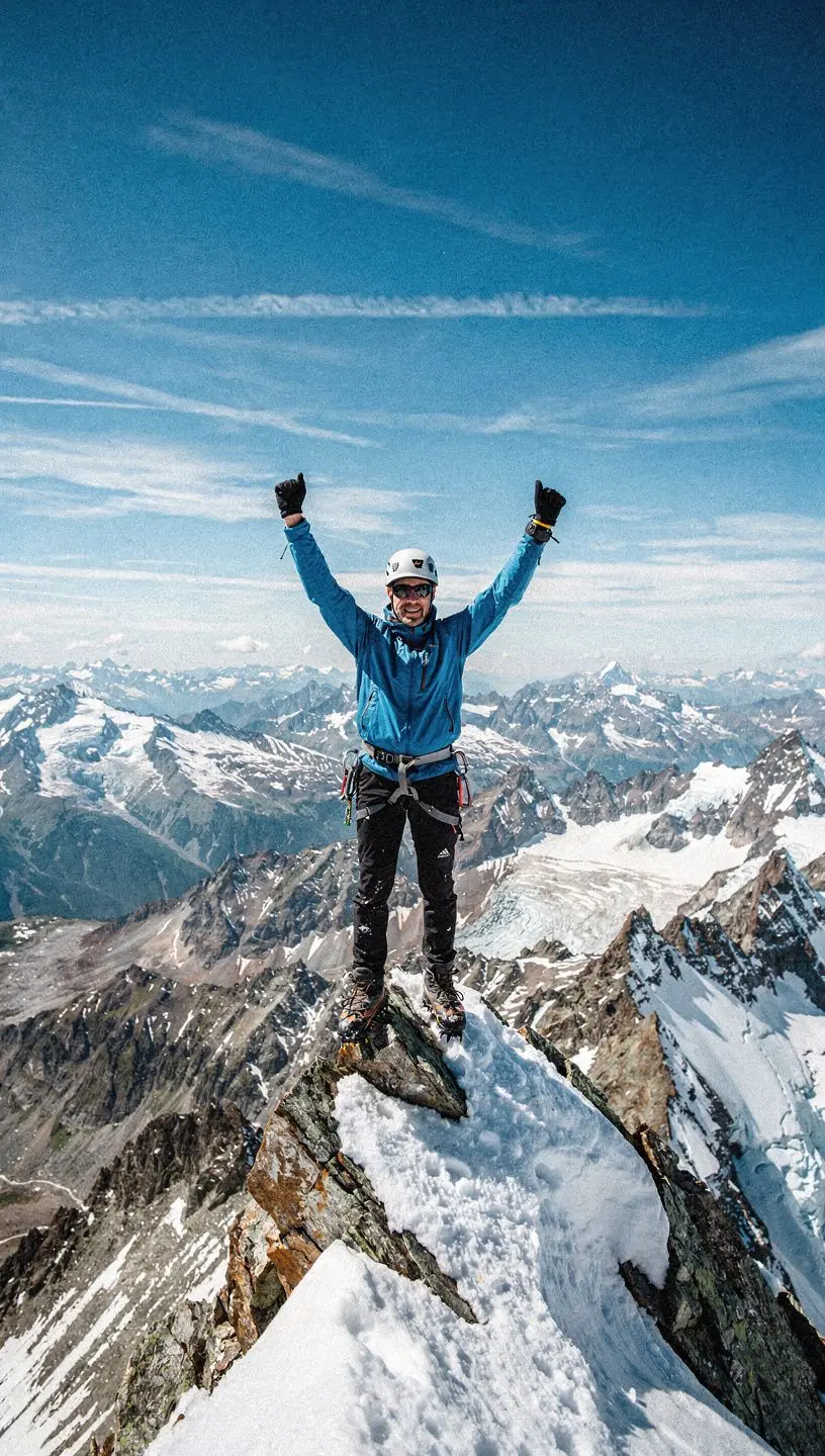 Ein erfahrener Trainer zeigt den Teilnehmern die richtige Handhabung von Kletterseilen während eines Online-Kurses.